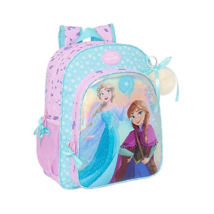 Mochila Escolar Frozen Cool days Violeta Azul cielo 32 x 38 x 12 cm Mochila Escolar Frozen Cool days Violeta Azul cielo 32 x 38 x 12 cm