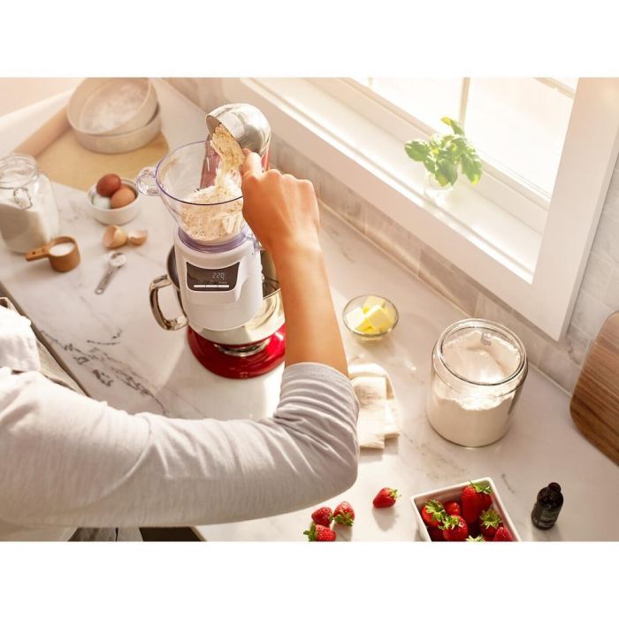 KitchenAid 5KSMSFTA Accesorio para Robot de Cocina: Tamiz con Báscula Digital 9