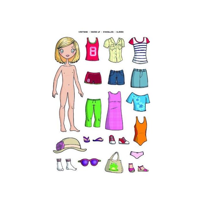 Gomets Apli Bolsa 2H Removible Vestirse Niña 37 Uds. (13352) (Set de 5) Gomets Apli Bolsa 2H Removible Vestirse Niña 37 Uds. (13352) (Set de 5)