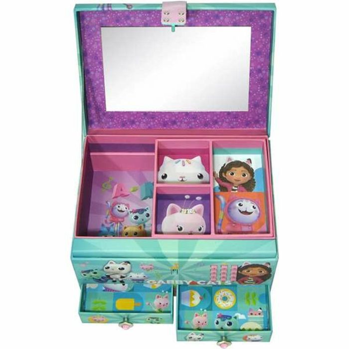 Kids Euroswan Joyero Secreto Musical Gabby's Dollhouse para Niños, con Sonido y Pilas Incluidas - Edad 3+ 2 Kids Euroswan Joyero Secreto Musical Gabby's Dollhouse para Niños, con Sonido y Pilas Incluidas - Edad 3+ 2