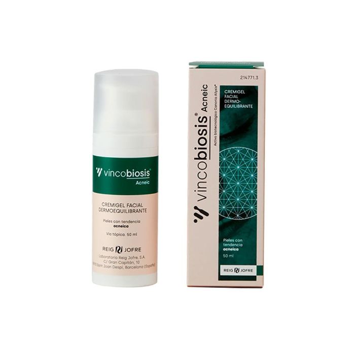 Vincobiosis ACNEIC Cremigel Facial Dermoequilibrante para Pieles con Acné 50 ml Vincobiosis ACNEIC Cremigel Facial Dermoequilibrante para Pieles con Acné 50 ml