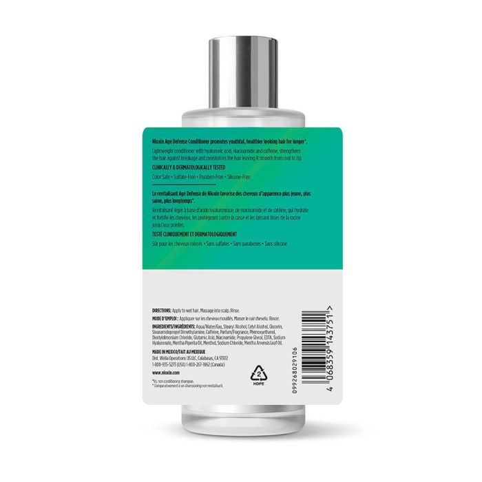 Nioxin Age Defense Acondicionador Anti-Envejecimiento Hidratación Profunda con Ácido Hialurónico 475 ml 3