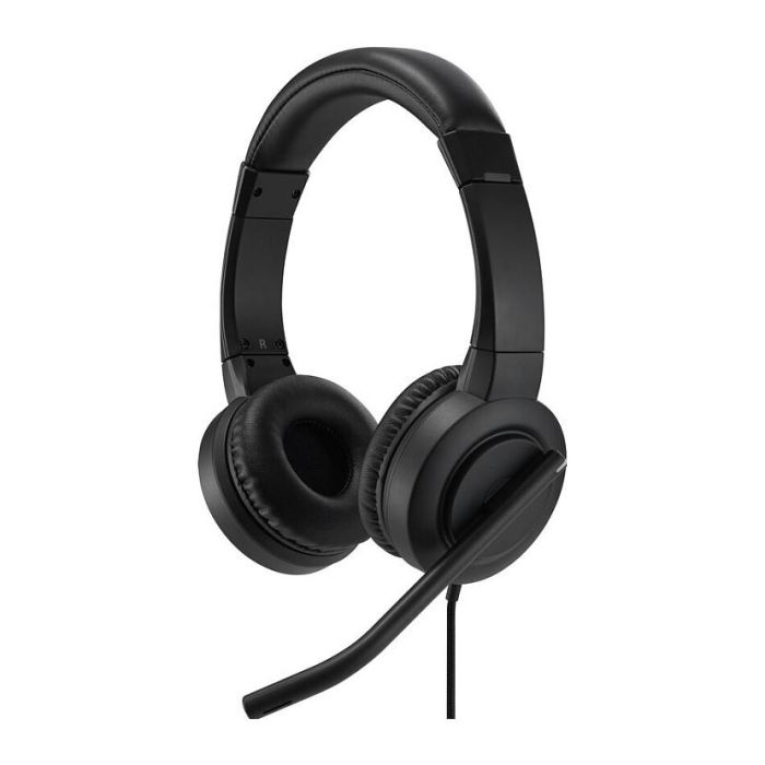 Auriculares con Micrófono Kensington H1000 Negro Auriculares con Micrófono Kensington H1000 Negro