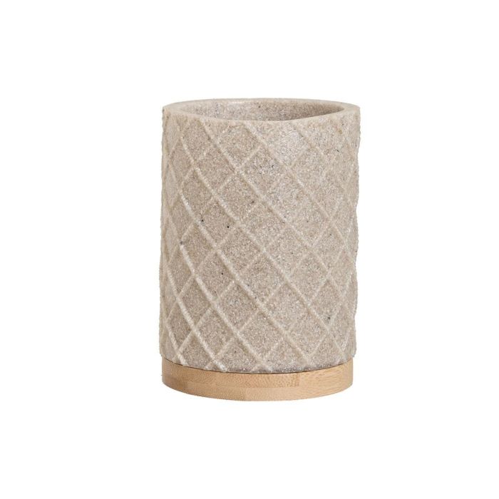 Vaso DKD Home Decor Beige 7.5 x 10 x 7.5 cm