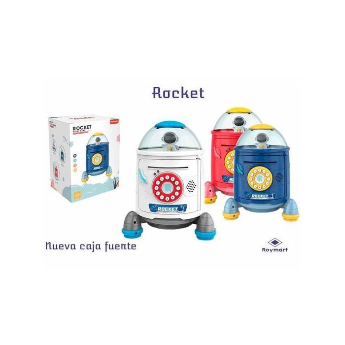 Roymart Hucha Electrónica Rocket Caja Fuerte Multifunción C-Surtidos Roymart Hucha Electrónica Rocket Caja Fuerte Multifunción C-Surtidos