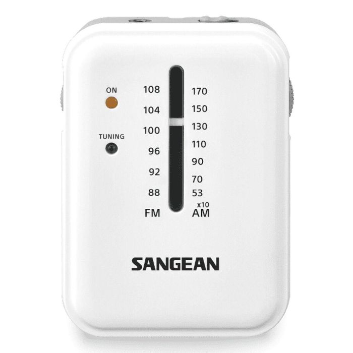 Radio Portátil Sangean SR-32 Blanco AM/FM 25 Radio Portátil Sangean SR-32 Blanco AM/FM 25
