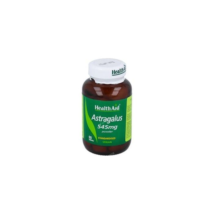 Health Aid Astrágalo Raíz Ext. Estandarizado 60 Comprimidos – Apoyo al Sistema Inmune, Apto Veganos