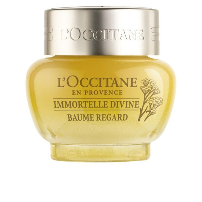 L'Occitane En Provence SIEMPREVIVA Bálsamo de Ojos Divino Contorno Anti-ojeras, Bolsas y Arrugas para Piel Madura Gel-crema 15 ml