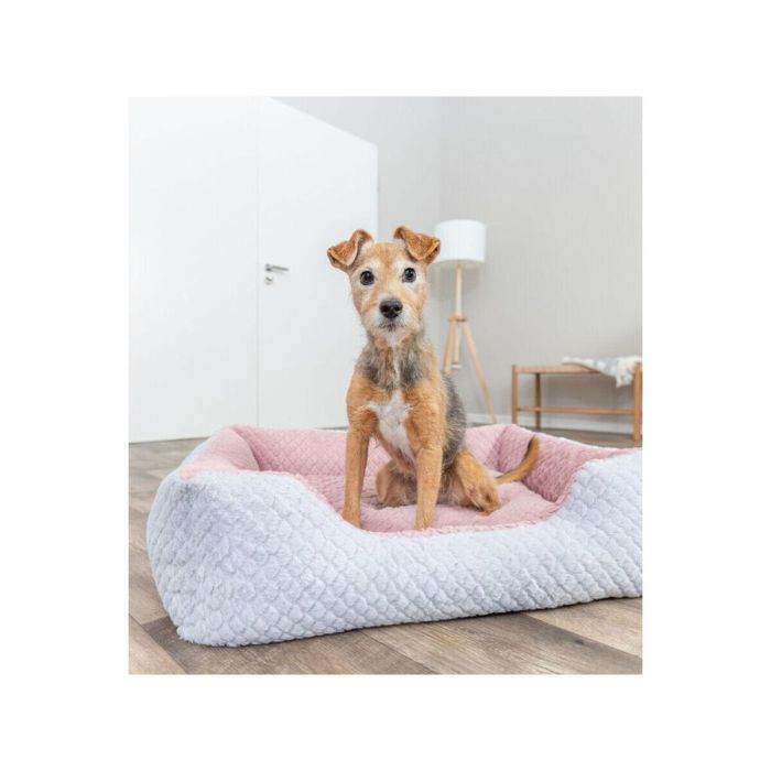 Cama para Perro Trixie Kaline Mio Gris Rosa oscuro 65 x 50 cm 2 Cama para Perro Trixie Kaline Mio Gris Rosa oscuro 65 x 50 cm 2