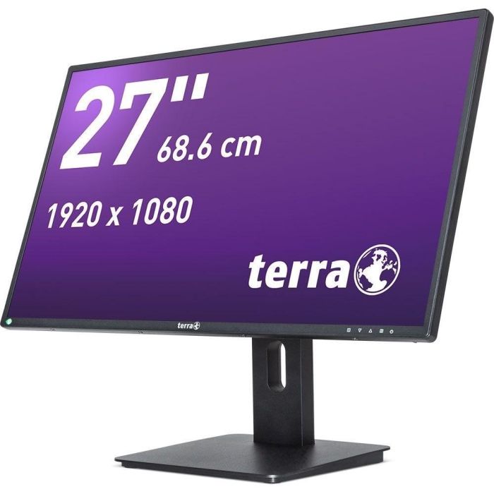 68.6cm/27'' (1920x1080) TERRA 2756W PV V3 16:9 5ms HDMI DVI DisplayPort VESA Pivot Speaker FullHD Black 8