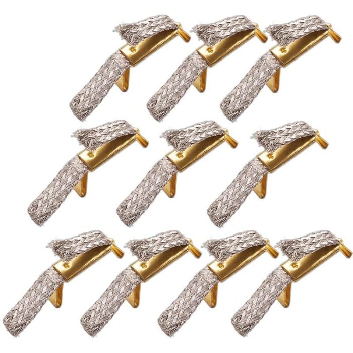 Carrera 20061510 Escobillas dobles para pistas GO!!!/Digital 143 (10 unidades) - Plástico Dorado