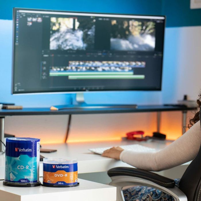 Lector CD/DVD Verbatim 43734 (50 Unidades) 1