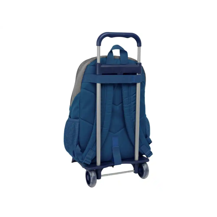 Mochila Escolar con Ruedas Munich Street Azul Gris 32 x 44 x 16 cm 1