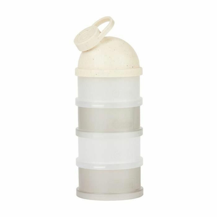Babymoov Cajas Medidoras de Leche en Polvo con Pico Vertedor Ergonómico BAB3661276188136 Beige