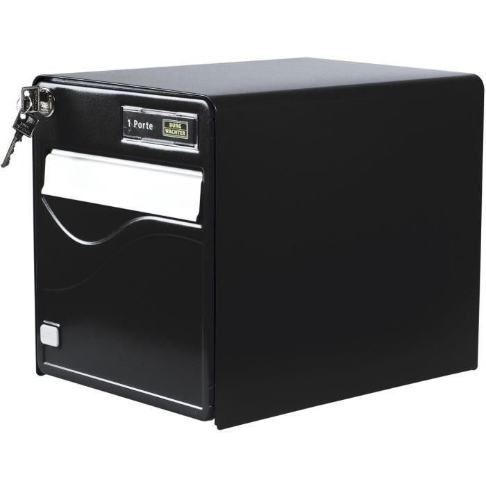 Box Burg Wachter Baltic 1 Puerta - Acero galvanizado - Apertura lateral - Negro - Hecho en Francia 1 Box Burg Wachter Baltic 1 Puerta - Acero galvanizado - Apertura lateral - Negro - Hecho en Francia 1