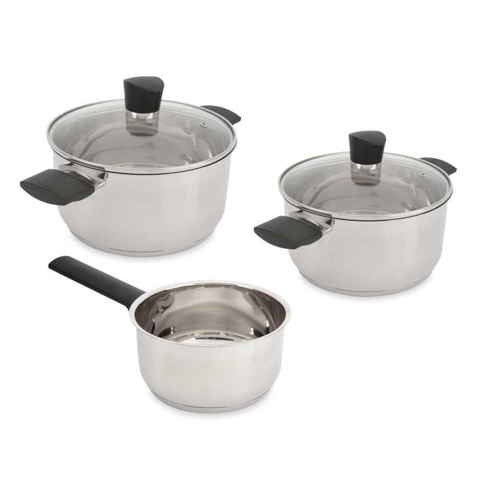 Bateria Cocina 5 Pzs Acero Kinvara 51x14x22cm (Set de 2) 1 Bateria Cocina 5 Pzs Acero Kinvara 51x14x22cm (Set de 2) 1