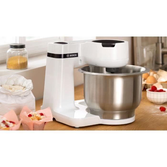 Robot de repostería compacto y multifunción MÁQUINA DE COCINA BOSCH Serie 2 - 700W - 3,8L - Blanco 2