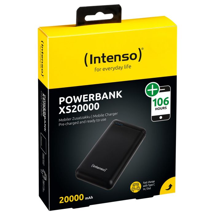 Powerbank INTENSO XS20000 Negro 20000 mAh 4