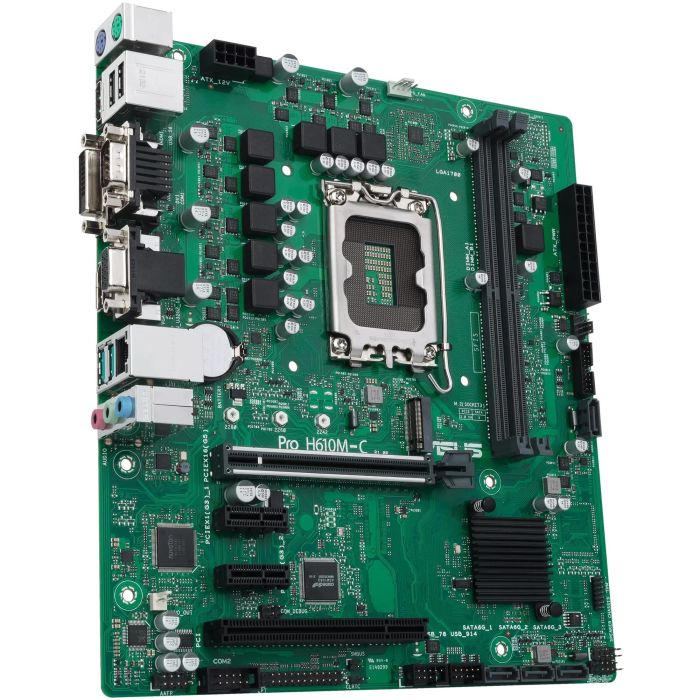 ASUS H610M-C-CSM Placa Base micro-ATX Intel LGA 1700 DDR5 DP HDMI DVI VGA para CPU Intel Celeron Core i3 i5 i7 i9 Pentium 24/7 3 ASUS H610M-C-CSM Placa Base micro-ATX Intel LGA 1700 DDR5 DP HDMI DVI VGA para CPU Intel Celeron Core i3 i5 i7 i9 Pentium 24/7 3