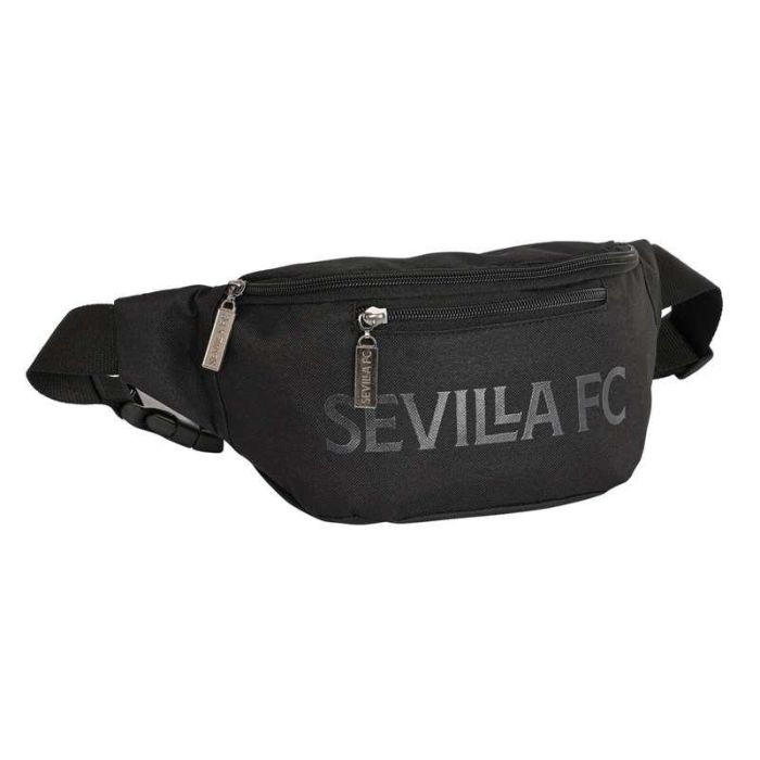 Safta Riñonera Sevilla FC Teen Negra 23x12x9cm Poliéster REACH