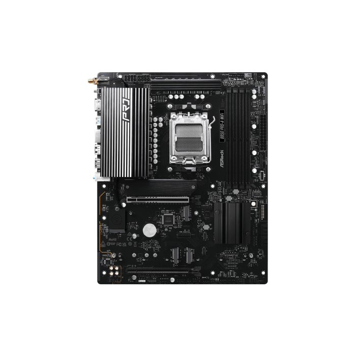 ASRock B850 Pro-A WiFi Placa Base AMD B850 Zócalo AM5 ATX para AMD Ryzen 7000/8000/9000 Series DDR5 1