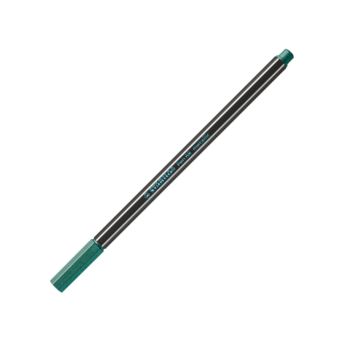 Stabilo Rotulador Pen 68 Metálico Acuarelable Verde Punta Gruesa 1mm 2
