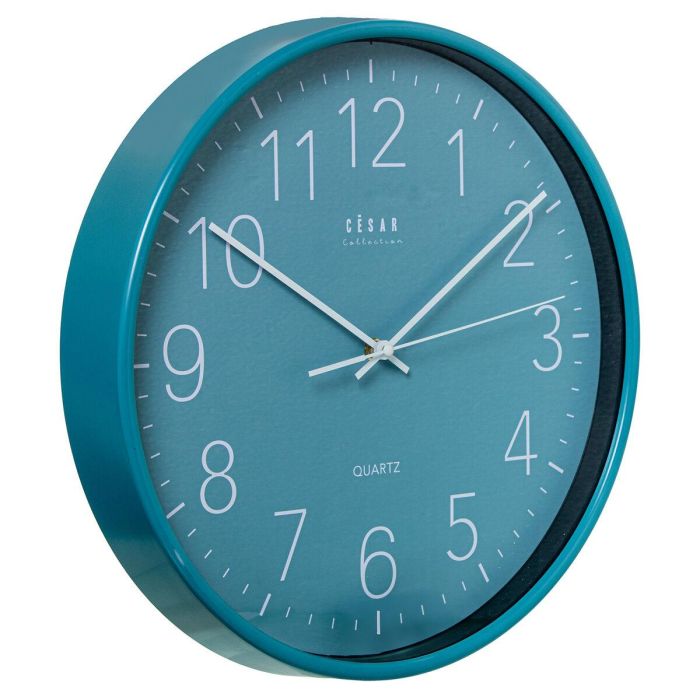 Reloj de Pared Alexandra House Living Azul Acrílico Plástico 38 x 5 x 38 cm 2