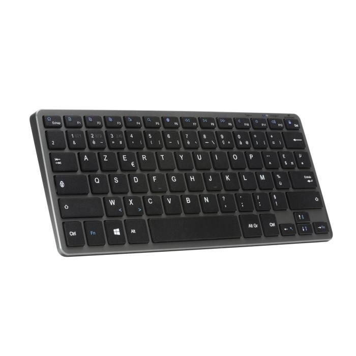 Teclado TKL - BLUESTORK - Bluetooth + PC 2.4Ghz - Gris y Negro