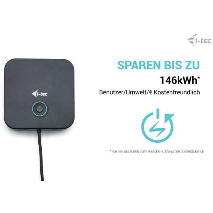 Hub USB i-Tec C31TRIPLE4KDOCKPDPRO Negro 10