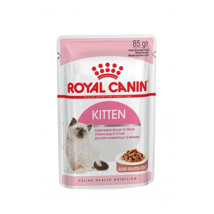 Royal Canin Feline Kitten Gravy - Alimento en Salsa para Gatitos, 12 Paquetes de 85g - Ideal para Crecimiento de 4 a 12 Meses Royal Canin Feline Kitten Gravy - Alimento en Salsa para Gatitos, 12 Paquetes de 85g - Ideal para Crecimiento de 4 a 12 Meses