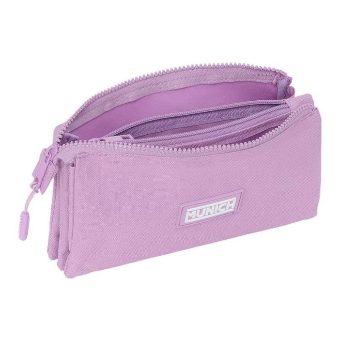 Bolso Escolar Portatodo Safta Triple Munich Basics Girl 120x220x30 mm 2 Bolso Escolar Portatodo Safta Triple Munich Basics Girl 120x220x30 mm 2