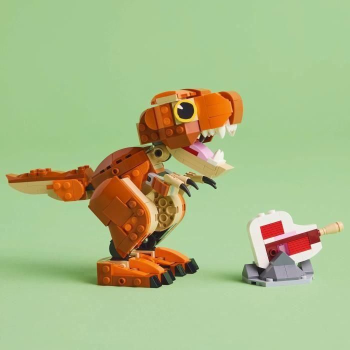 LEGO 76967 Little Eatie T. Rex Jurassic World: Teoría del Dinocaos. Modelo de Dinosaurio Articulado para Construir, Jugar y Exponer con Mandíbula Móvil. Edad +7 3 LEGO 76967 Little Eatie T. Rex Jurassic World: Teoría del Dinocaos. Modelo de Dinosaurio Articulado para Construir, Jugar y Exponer con Mandíbula Móvil. Edad +7 3