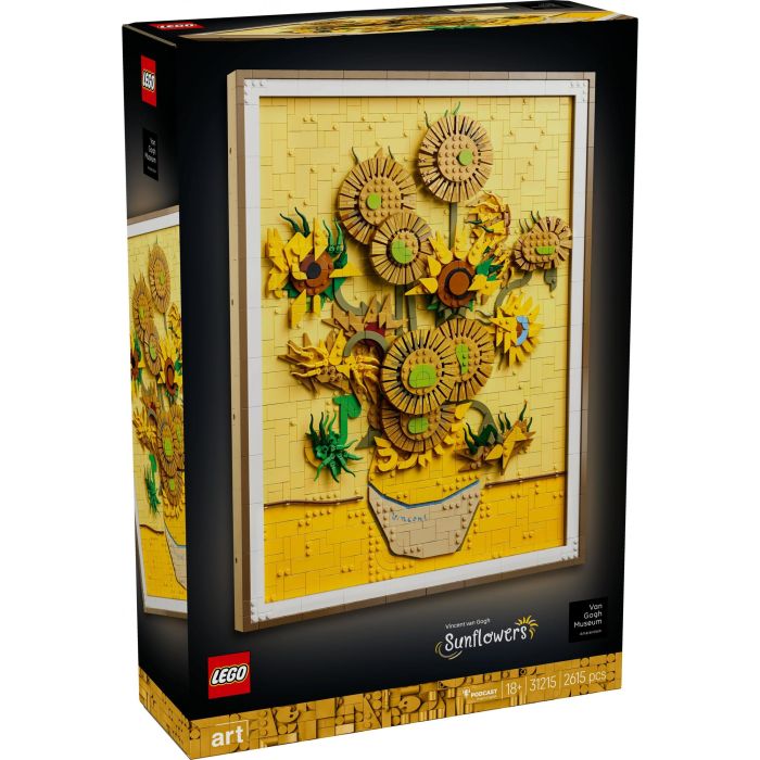 LEGO Art 31215 Set de Construcción Vincent van Gogh Girasoles para Adultos - Arte Mural 9