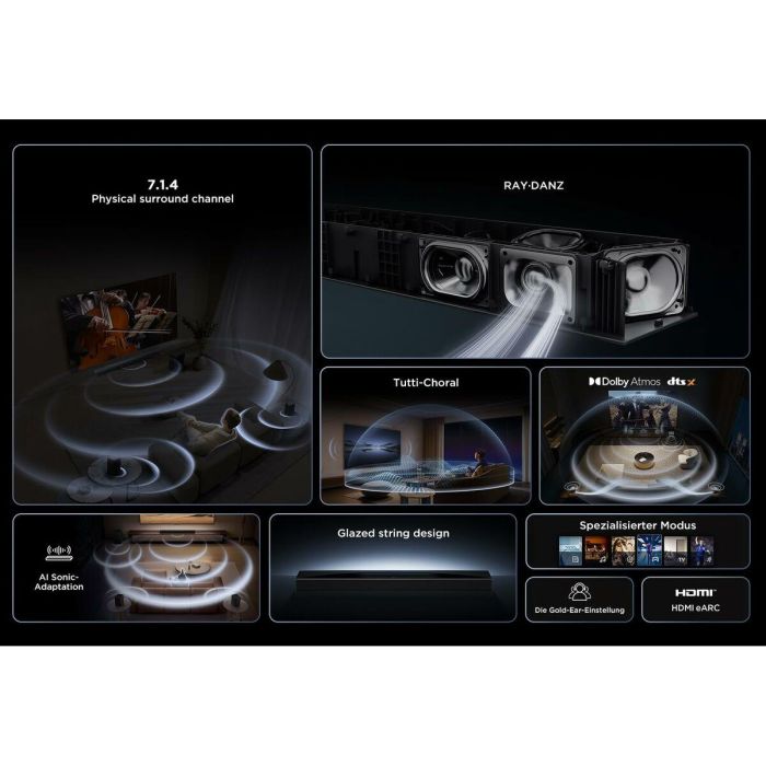 Barra de Sonido TCL Q85HE 30 W 13 Barra de Sonido TCL Q85HE 30 W 13