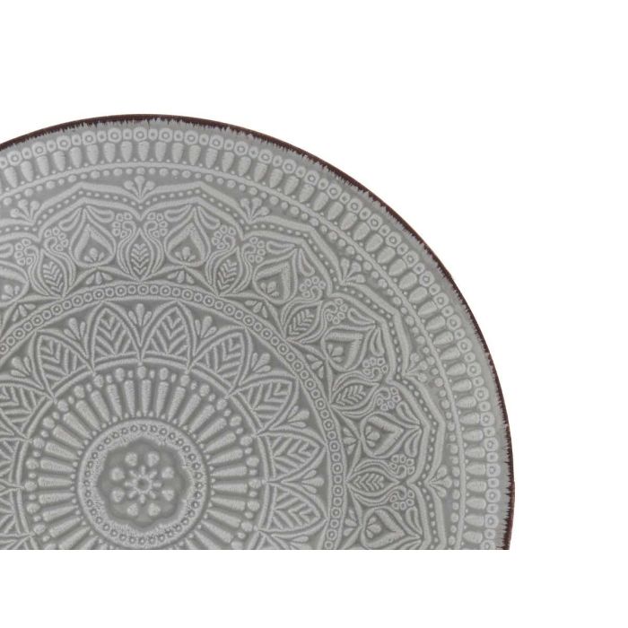 Plato Relieve Llano Gris 27Cm Vessia (24 Unidades) 3 Plato Relieve Llano Gris 27Cm Vessia (24 Unidades) 3