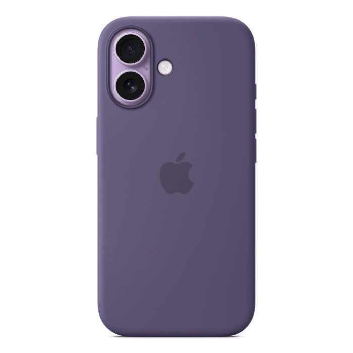 Apple iPhone 17 Funda de silicona con MagSafe MGF04ZMA - Niebla morada 10