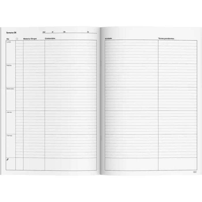 Additio Cuaderno Memo-Notas A4 Profesorado PVC 128 Páginas Colores Surtidos 1