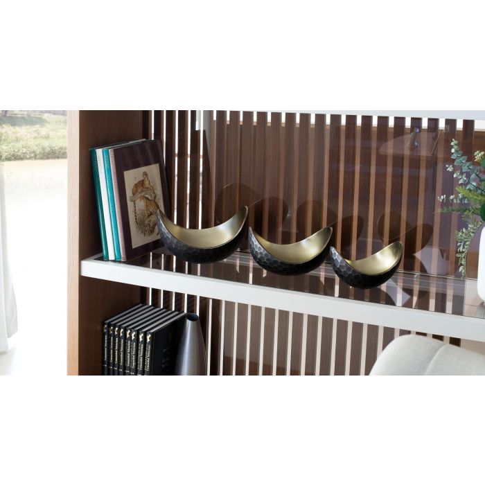 Giner Y Colomer Lote de 3 Cuencos Decorativos en Metal Dorado y Negro 1