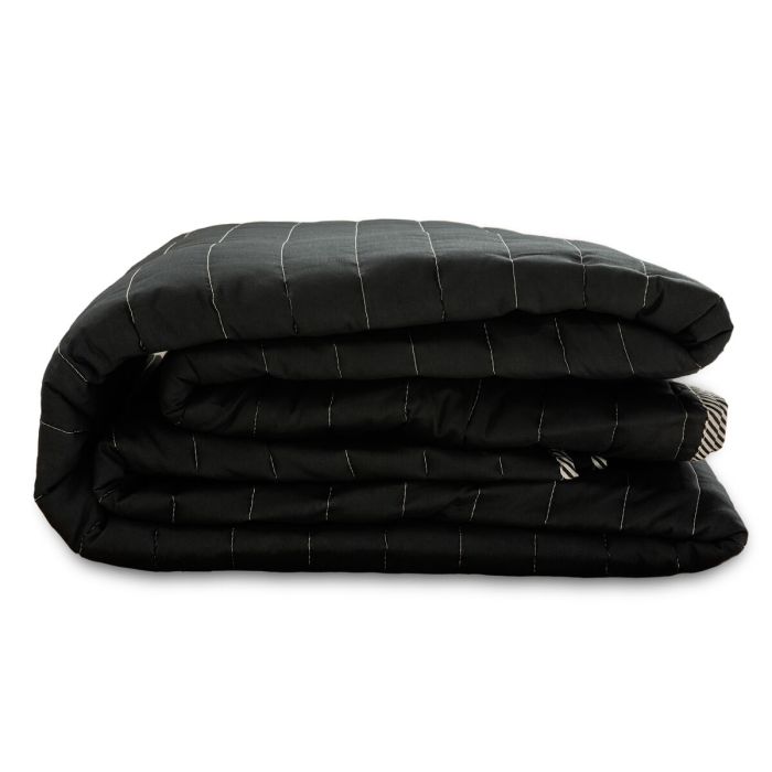 Colcha Reversible HappyFriday Basic Dash Negro 200 x 260 cm 5