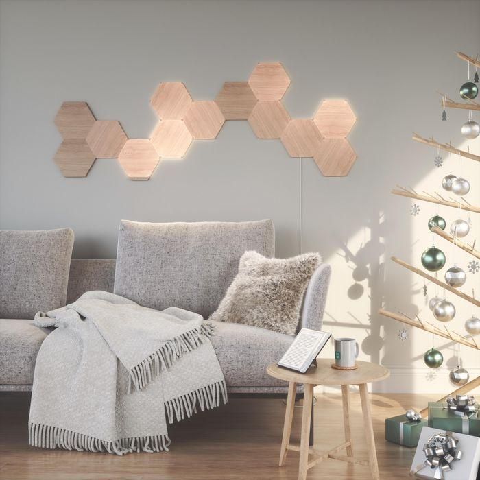 Panel LED Nanoleaf NL52-K-3002HB-13PK Blanco Marrón 4000 K 23 Panel LED Nanoleaf NL52-K-3002HB-13PK Blanco Marrón 4000 K 23