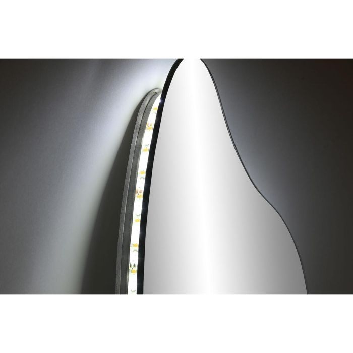 DKD Home Decor Espejo Moderno LED Táctil 3 Tonos de Luz IP44 Resistente Humedad 130x50 cm 3