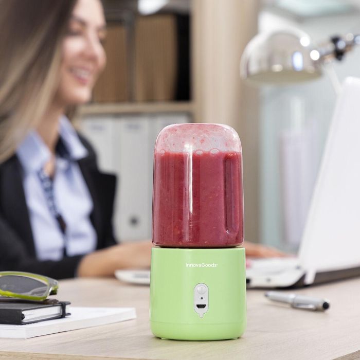 Batidora de Vaso Portátil Recargable Blendyr InnovaGoods 10 Batidora de Vaso Portátil Recargable Blendyr InnovaGoods 10