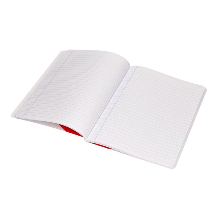 Libreta Antartik A5+ Plus Cosida 48 Hojas 90 gr-M2 Rayado Horizontal Con Margen 6 Colores Surtidos 12 unidades 8