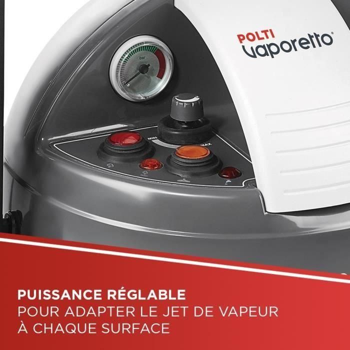 Polti PTEU0260 Limpiador a vapor Vaporetto Eco Pro 3.0 con cartucho - 2000W, Depósito 2L, Presión 4.5 bar, Vapor 110 g/min 3