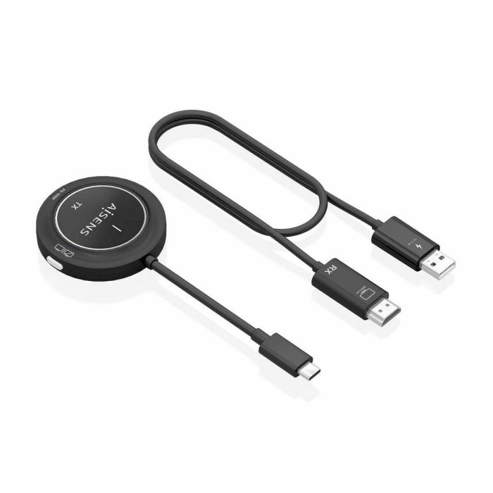 AISENS ASWL-H2KC30M004-BK Extensor AV Inalámbrico USB-C a HDMI 1080P 60Hz 30m con Carga PD 100W Plug & Play Negro 11 AISENS ASWL-H2KC30M004-BK Extensor AV Inalámbrico USB-C a HDMI 1080P 60Hz 30m con Carga PD 100W Plug & Play Negro 11