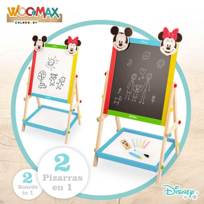 Pizarra 2 en 1 Disney 5 Piezas 4 Unidades 40 x 64,5 x 31,5 cm 5 Pizarra 2 en 1 Disney 5 Piezas 4 Unidades 40 x 64,5 x 31,5 cm 5