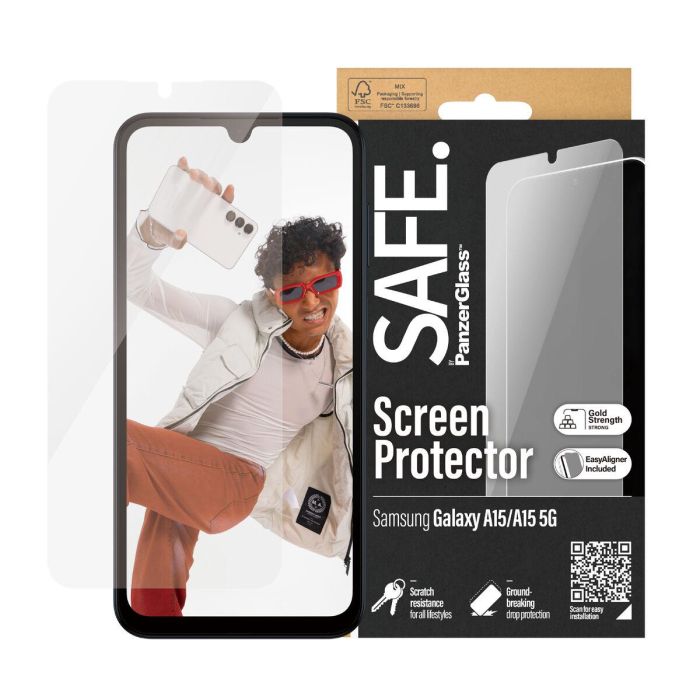 Protector de Pantalla para Móvil Panzer Glass SAFE95678 Samsung GALAXY NEW A14/A14 5G 3