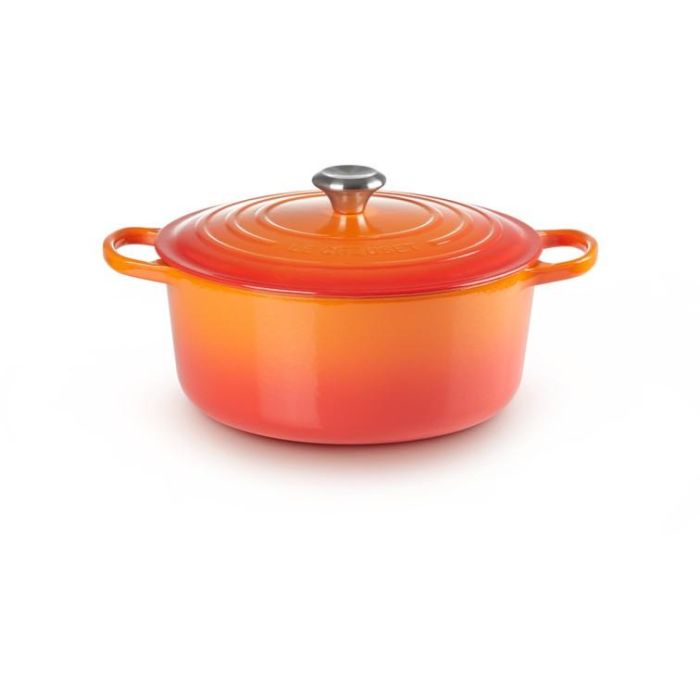 Le Creuset Olla Redonda Signature Hierro Fundido 28 cm Rojo Cereza