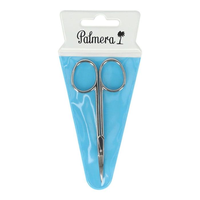 Palmera Tijera para manicura curva 4"/101,6 mm 08611160 Hoja Curva Acero Al Carbono Niquelado 1