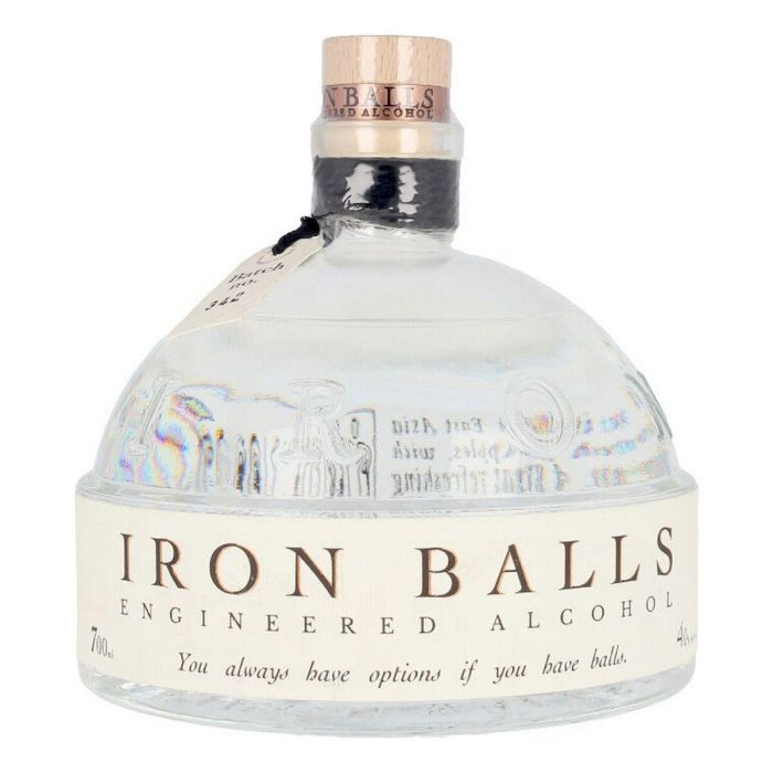 Iron Balls Ginebra IRON BALLS 70 cl - Ginebra de Micro Destilería Artesanal Exclusiva con Coco, Piña y Jengibre